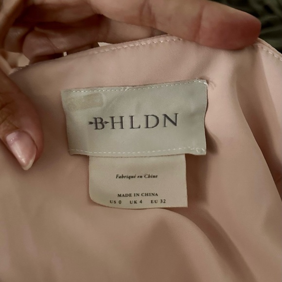 BHLDN Antonia Georgette Dress in Blush - Picture 5 of 5